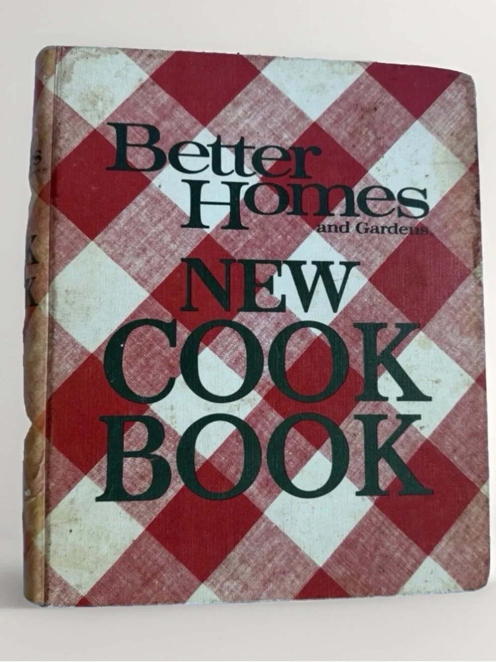 Vintage 1980s Better Homes and Gardens New Cook Book 5 Ring Binder Red Plaid